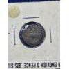 Image 2 : 1889 English 3 Pence Coin - .925 Silver