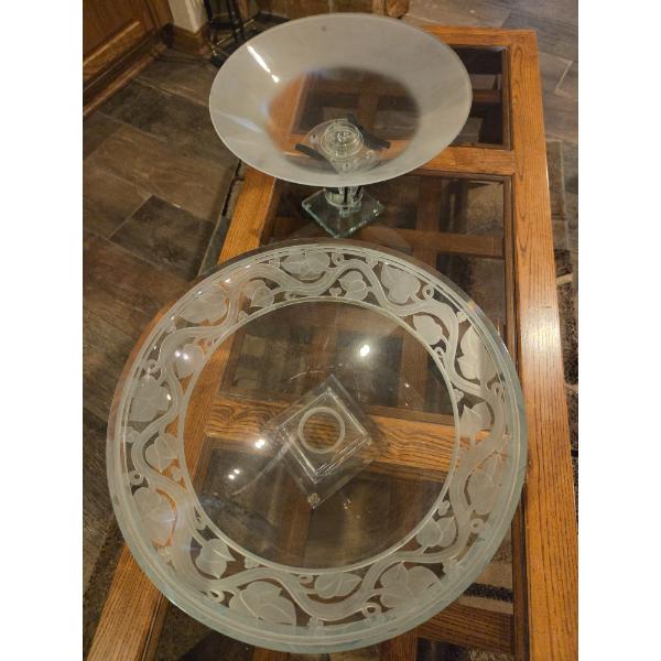 Two Crystal Bowls