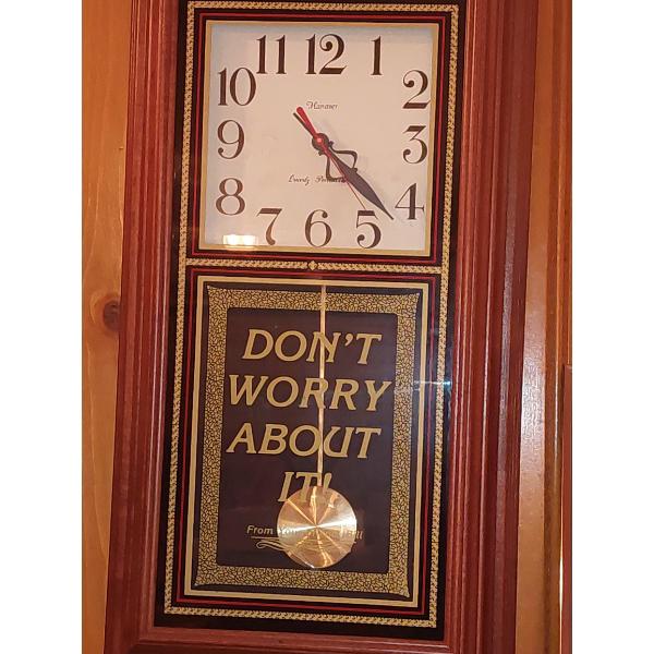 Vintage Hanover Pendulum Quartz Clock - See Pic