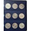 Image 4 : 32 Pc Set In Collectors Book - 1971 - 78 Eisenhower (IKE) Dollar Set Uncirculated - Pos Some Silver?