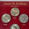 Image 2 : Susan B. Anthony Dollar Set: 1979, 1980, 1981 D/P/S  - FV: $9.00