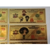 Image 3 : x6 Assorted Powerpuff Girls $100 99999999 24K Gold Foil Banknotes Set w/ CoA
