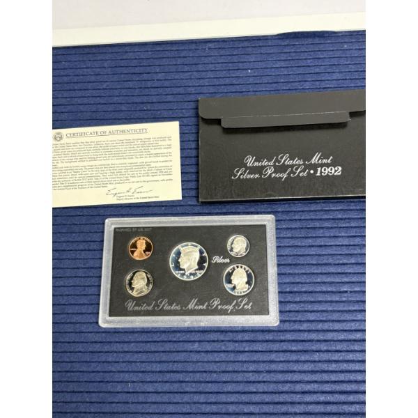 1992 U.S. Mint Silver Proof Set with COA- 90% Silver - Kennedy Half Dollar - Quarter - Dime - Nickel