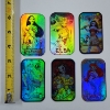 Image 8 : Six Assorted Collectible Holographic Disney Zombie Princess Stickers ~ Measures About 1.5" X 3" Each
