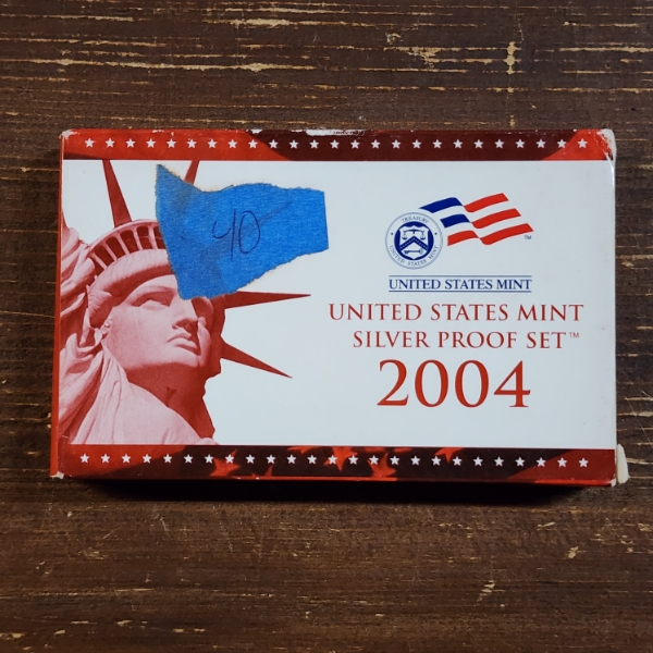 United States Mint 2004 Silver Proof Set Featuring ASW of 1.338 Troy Ounces ~ In Original Packaging 