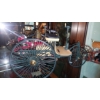 Image 3 : 2 Pc Group Carved Wood & Metal Antique Car & Motorcycle - Decorative Collectibles - See Pics