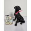 Image 1 : Cute Ceramic 8.5'' Dog, And 4'' Cat & Dog Figurines 