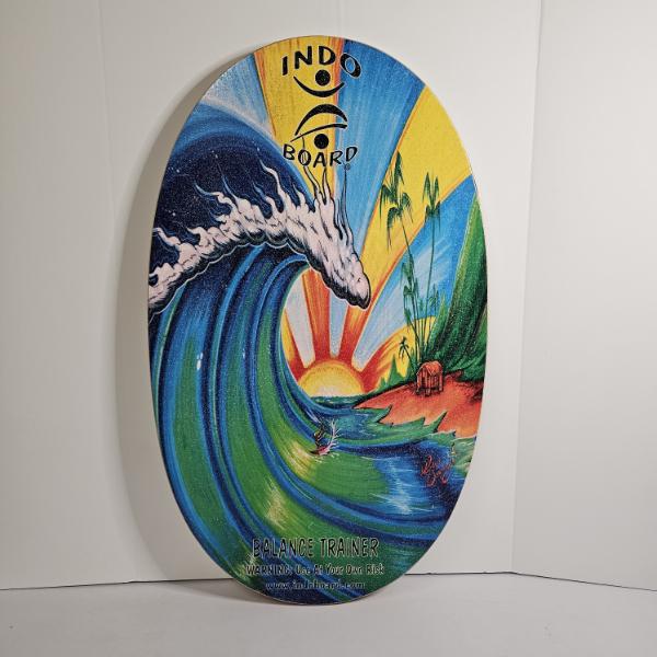 Indo Board Original Balance Trainer Oval Wooden Deck