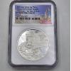 Image 1 : *RARE Shanghai Mint #232/300* NGC PF 70 UC 2022 2oz China .999 Silver Medal
