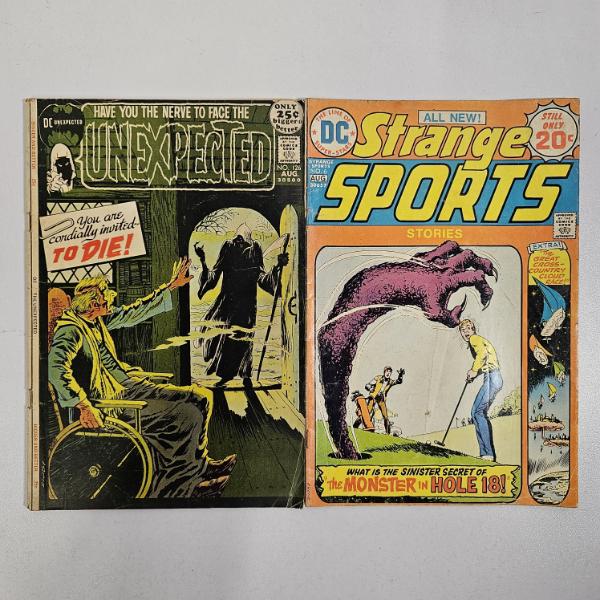 Vintage DC Horror And Sci-Fi Comic Books