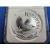 Image 2 : 2024 P125 Australia Kookaburra $1 Coin NCG MS 70 1 oz .9999 Silver 