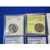 Image 2 : x9 Assorted Jefferson Nickels Including Uncirculated, Semi-Key Date FV: $0.45