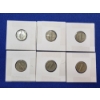 Image 6 : 6 Assorted Years Silver Mercury Dimes FV: $0.60