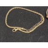 Image 2 : Gold-Tone Sterling Silver Jewelry: Two Necklaces and Two Bracelets - Total Weight: 43.5g