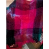 Image 1 : Fabulous Brightly Colored 42"x42" Wool Throw Blanket Never Used!