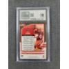 Image 2 : CSG 9 Mint 2021 Panini Absolute Signatures #46 Nick Chubb Gold Stars Autograph Card