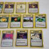 Image 2 : 13 Assorted Vintage Trainer Pokemon Trading Cards Ft. Many 1st Editions ~ All Near Mint!