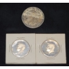 Image 1 : 1921 Silver Morgan Dollar & (2) Kennedy Half Dollars 1971, 1972