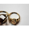 Image 7 : Two Gorgeous Gold-Filled Rings Size 5 & 6.5 - TW: 9.5g
