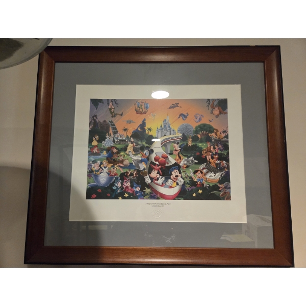 Magical Time In A Magical Place Disney World Lithograph 2005 16"x20" Limited Release!
