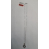 Image 2 : Women's Sterling Silver 18" Necklace With Diamond Teardrop Pendant - Weight: 4.1g