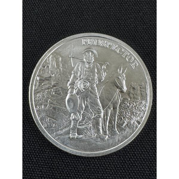 Rare Prospector .999 One Troy Ounce Fine Silver - Mint Condition