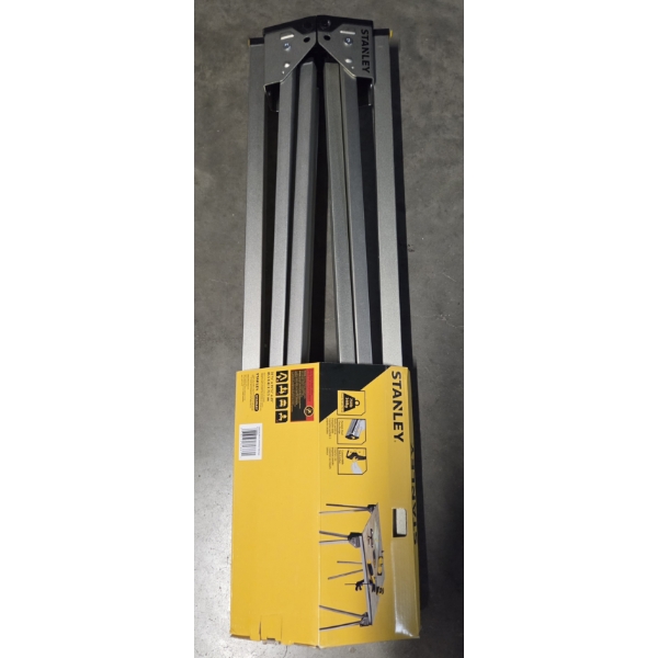 New Stanley Twin Metal 33 2/3''x16 1/2''x29'' Saw Horses