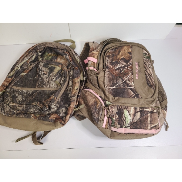 2 Camo Backpacks - Fieldline Pro Series - both in Great Condition!