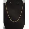 Image 1 : 14K Yellow Gold Chain 18.5" Necklace TW: 3.2g
