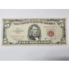 Image 1 : U.S. Series 1963 $5 Red Seal Note 