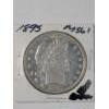 Image 2 : Beautiful United States 1895 Barber 90% Silver Half Dollar 