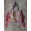 Image 1 : Brand New Beautiful Beaded Detail 17''x17'' Fringe Tote Bag 