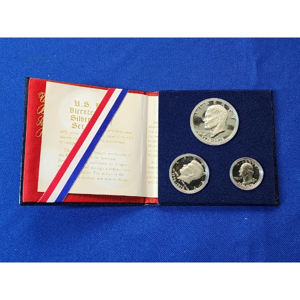 U.S. 1976-S Bicentennial 40% Silver Proof Set with 