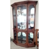 Image 2 : PICKUP IN CANTON - Fantastic Mahogany Mirrored Back Curio Cabinet 4 FT Wide 2 Door Upper & Lower Exc