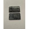 Image 2 : 2 - Extremely Rare USCG Silver 1 Gram .999 Fine Pure Silver Troy Oz Bars - Low Production Bars
