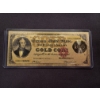 Image 1 : $100 Gold Certificate Gold Foil .999 - 24K Note In Protective Holder - Mint Condition