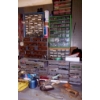 Image 1 : Multiple Racks Of Bins & Everything Contained - Tools Equipment - See The Pictures