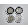 Image 4 : (4) Silver Washington Quarters in Capsules: (3) 1937 & 1940 Face Value: $1.00