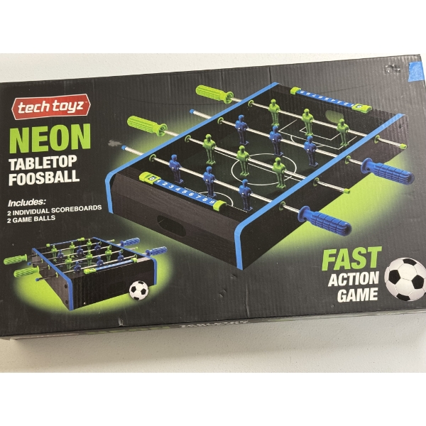 Tech Toys Neon Tabletop Foosball - Brand New In The Box