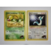 Image 1 : Two Vintage Pokemon Trading Cards ~ Eika's Dratini & Bellsprout ~ 2000 WotC Era Cards!