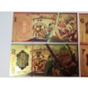 Image 2 : x10 Assorted Anime "One Piece" 999999 24K Gold Foil Banknotes Set