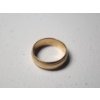 Image 4 : 14K Yellow Gold Men's Detailed Wedding Band - Size 12 - TW: 10.8g