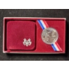 Image 1 : 1984 Los Angeles Olympic Silver Dollar in Original Box