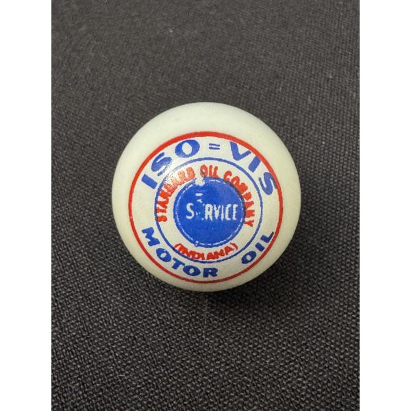 Vintage Standard Oil Company Motor Oil Advertising One Inch Shooter Marble - Mint Condition