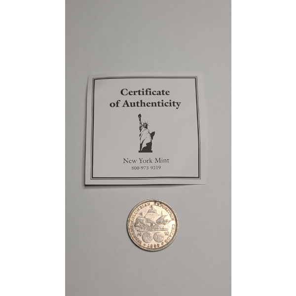 1893 Columbian Exposition Half Dollar - 90% Silver ASW: 0.3617