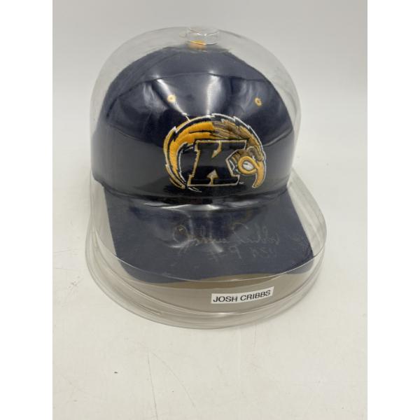 Kent State Golden Flashes Joshua Cribbs #9 KSU Autographed Hat- Authentic Zephyr the Z hat 