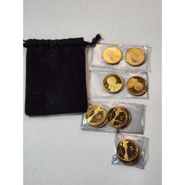$10.00 Face Value in U.S. Sacagawea Dollars