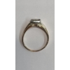 Image 5 : Impeccable Men's 14K Gold Ring With Genuine Solitaire Style .97Ct Diamond - Size 11.5 - Weight: 6.6g