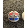 Image 2 : 3 - Vintage Gas & Oil Advertising One Inch Shooter Marbles - Richfield, Phillips 66 & Standard Oil