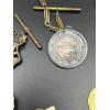 Image 5 : Assorted Costume Jewelry - Pocket Watch with Coin attached - Beaded Watch Bracelet - 2 Indian Head